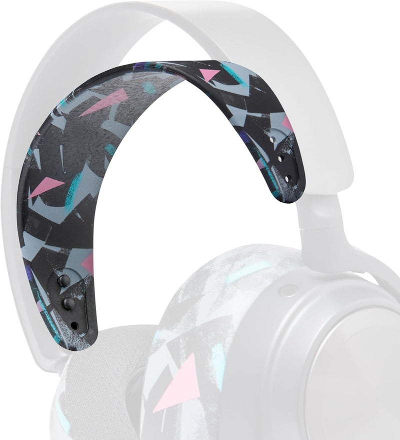 WC HeadbandZ Arctis Nova - Upgraded Silicone Headband for Arctis Nova Headsets by Wicked Cushions - Enhanced Flexibility, Comfort, and Style with Matching Earpad Designs | 90's Black - Image 1